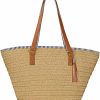 Youjaree Tote Handbags | Womens Large Straw Shoulder Bag Beach Tote Handbag Purse With Tassel For Summer