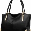 FOXLOVER Tote Handbags | Foxlover Large Capacity Tote Handbags For Women, Women'S Top-Handle Bags Fashion Shoulder Bags Purses Minimalist Design