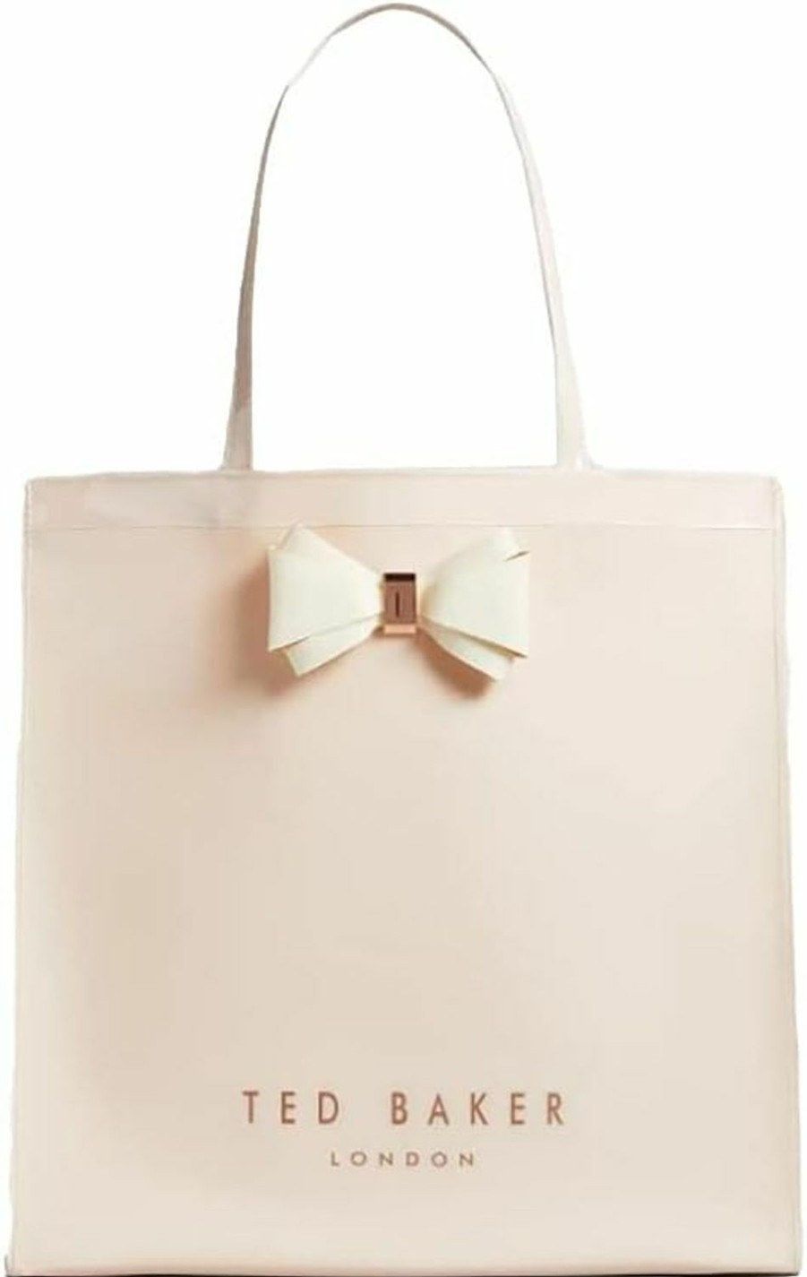 Ted Baker Tote Handbags | Ted Baker Alacon Plain Bow Large Icon Bag Tote (Lt Pink)