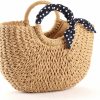 YXILEE Tote Handbags | Yxilee Summer Beach Bag,Handmade Large Straw Tote Bag Womens Handbag