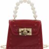 WEIYON Tote Handbags | Weiyon Small Crossbody Bag For Women Girls Fashion Jelly Purse Pearls Shoulder Handbag