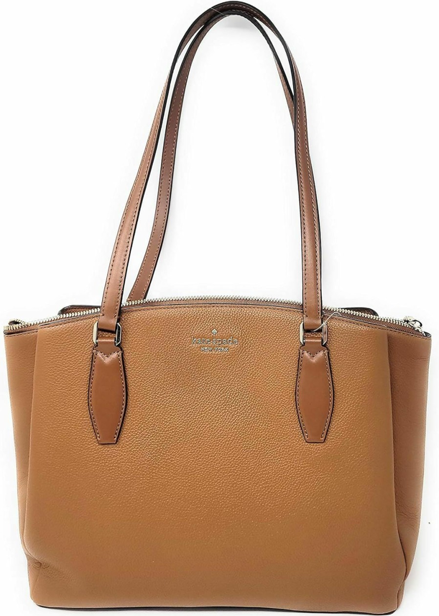 Kate Spade New York Tote Handbags | Kate Spade Large Triple Compartment Tote Monet Warm Gingerbread