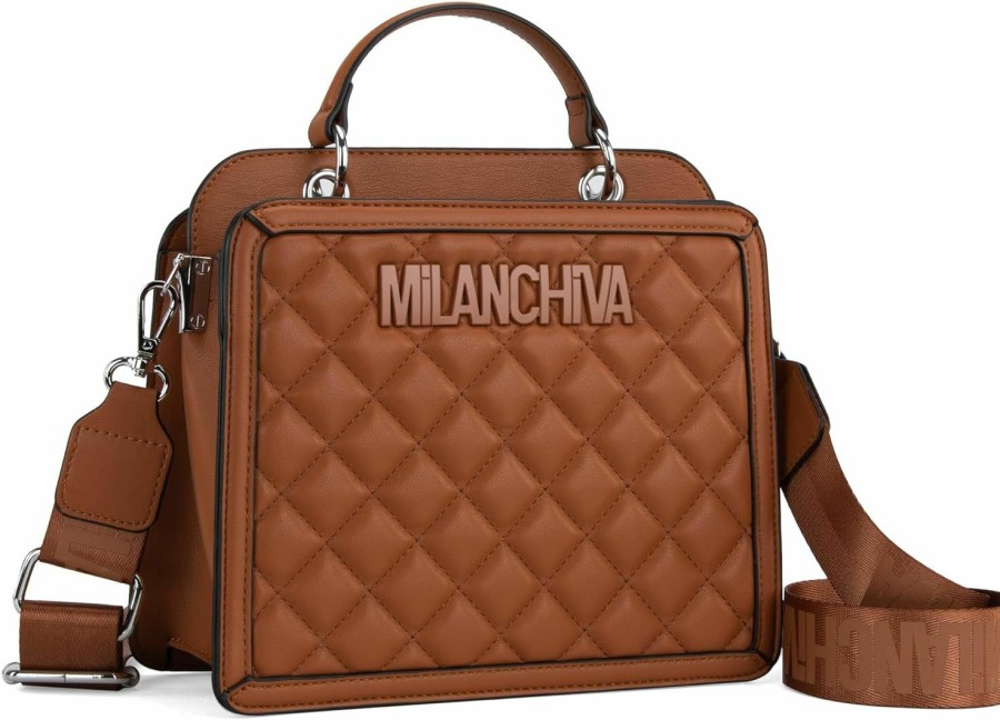 Milan Chiva Tote Handbags | Milan Chiva Small Crossbody Bags For Women Perky Quilted Handbags With Coin Purse