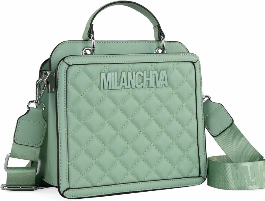 Milan Chiva Tote Handbags | Milan Chiva Small Crossbody Bags For Women Perky Quilted Handbags With Coin Purse