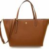 Tory Burch Tote Handbags | Tory Burch Emerson Leather Women'S Tote (Moose)