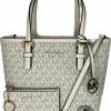 Michael Kors Tote Handbags | Michael Kors Jet Set Travel Xs Carryall Convertible Top Zip Tote Bundled With Sm Tz Coinpouch And Purse Hook