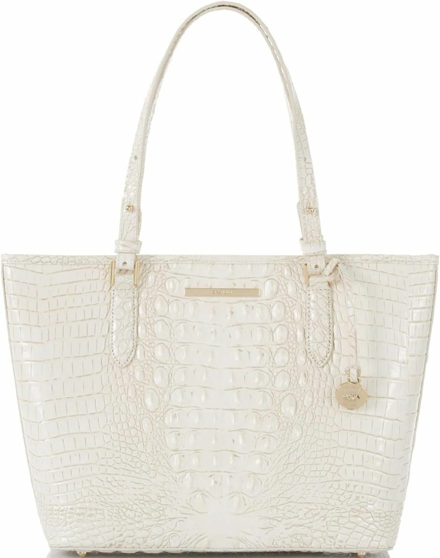 BRAHMIN Tote Handbags | Brahmin Medium Asher - Coconut Milk Melbourne