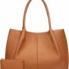 KKXIU Tote Handbags | Kkxiu Tote Bag For Women Vegan Leather Shoulder Purse Large Capacity Travel Bag