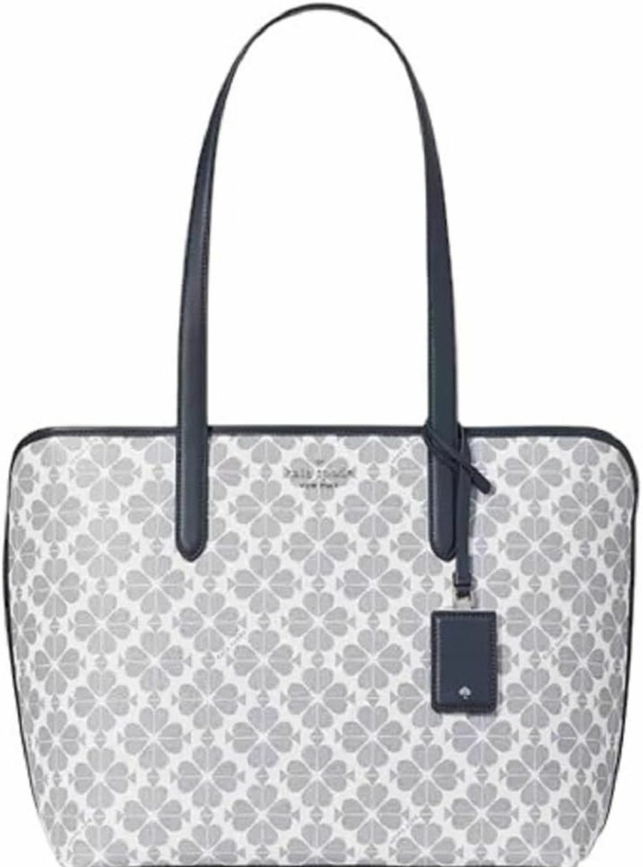 Kate Spade New York Tote Handbags | Kate Spade New York Spade Flower Coated Canvas Tote Large