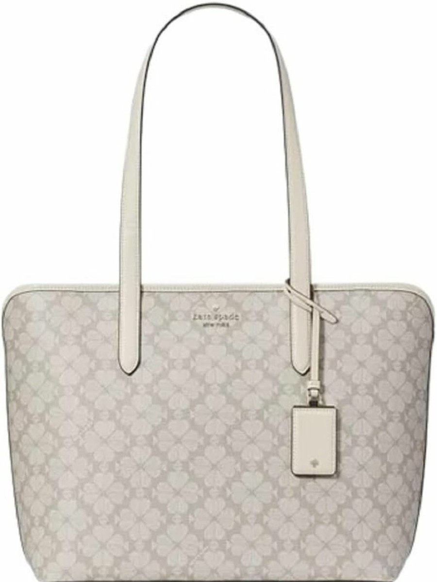 Kate Spade New York Tote Handbags | Kate Spade New York Spade Flower Coated Canvas Tote Large