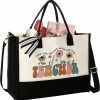 TEEBIM Tote Handbags | Teacher Gifts For Women - Teacher Appreciation Gifts - Gifts For Teachers Women, Gift For Teacher - Teacher Birthday Gifts, End Of Year Teacher Gifts - Teacher Tote Bags For Women - Tote Bag