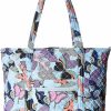 Vera Bradley Tote Handbags | Vera Bradley Women'S Cotton Vera Tote Bag