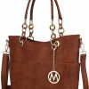 MKF Collection Tote Handbags | Mkf Collection Shoulder Bag For Women, Pu Leather Pocketbook Top-Handle Crossbody Purse Tote Satchel Handbag