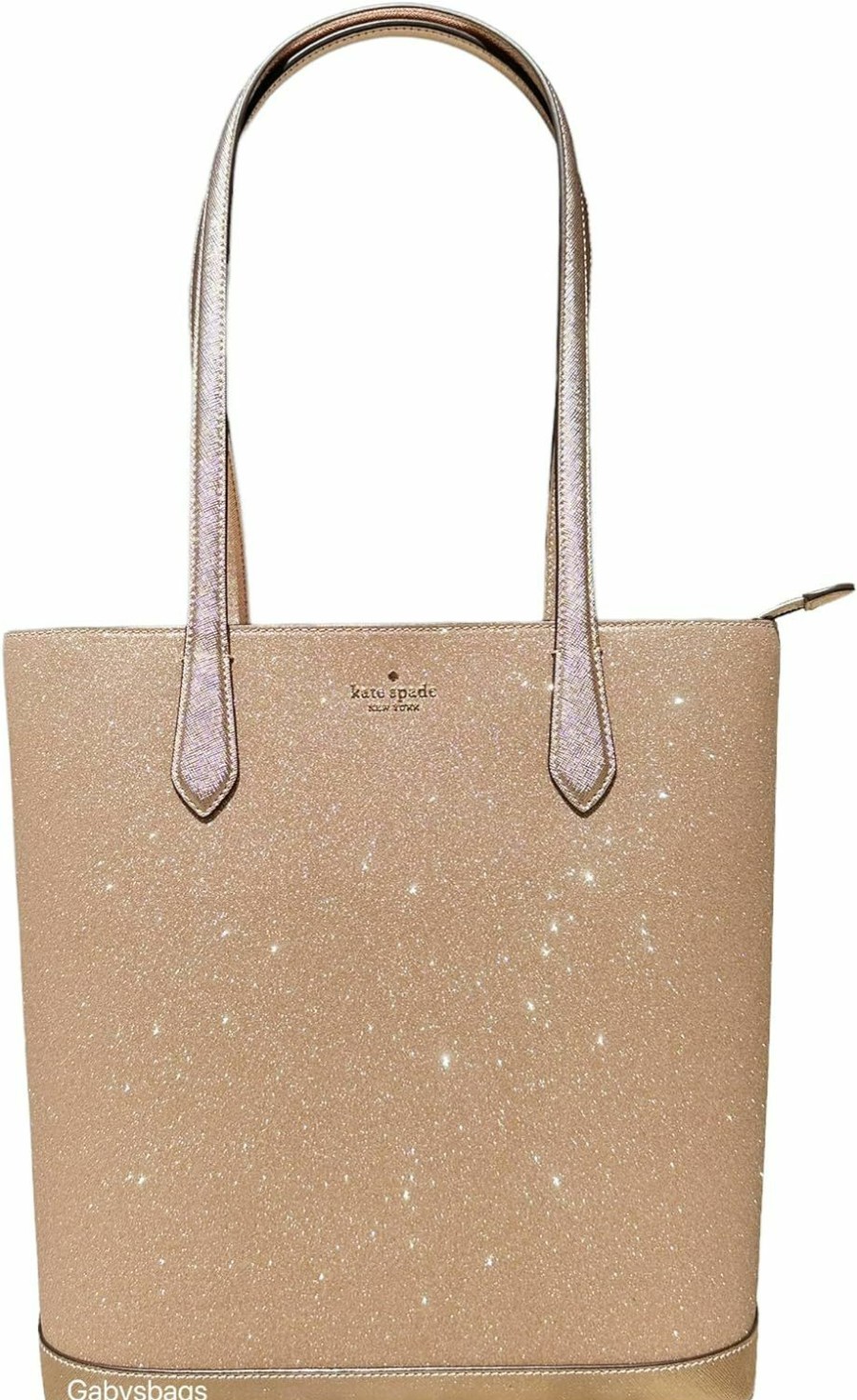 Kate Spade New York Tote Handbags | Kate Spade Tinsel Glitter Shoulder Tote Bag Handbag Holiday Collection 2022