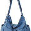 yaucher Tote Handbags | Canvas Messenger Bag Large Hobo Crossbody Bag With Multiple Pockets Casual Shoulder Tote Bag For Women And Men