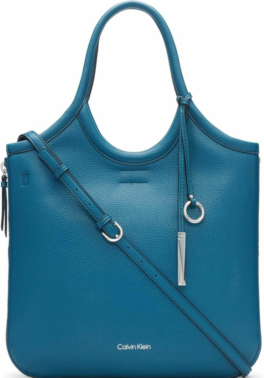 Calvin Klein Tote Handbags | Calvin Klein Gabrianna Novelty Slim Side Zip Tote