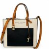 Marc Jacobs Tote Handbags | Marc Jacobs M0016132 Mini Grind Sandshell Cream/Black/Brown Women'S Satchel Tote Bag