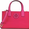 Tory Burch Tote Handbags | Tory Burch Women'S Elle Gold-Tone Hardware Mini Nylon Tote Bag, 146437- (694 Bright Pink)