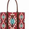 Montana West Tote Handbags | Wrangler Tote Bag Western Purses For Women Shoulder Boho Aztec Handbags