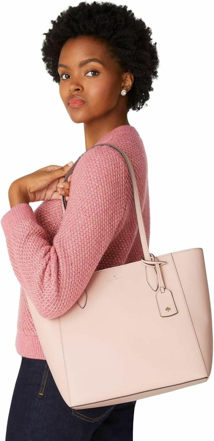 Kate Spade New York Tote Handbags | Kate Spade New York Dana Tote Shoulder Bag Purse In Rose Smoke