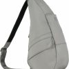 AmeriBag Tote Handbags | Ameribag Classic Microfiber Healthy Back Bag Tote Small (Nickel)