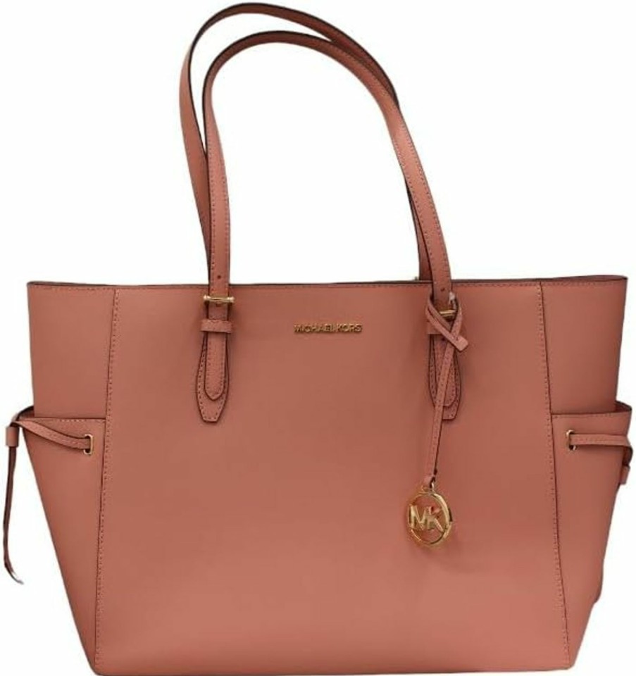 Michael Michael Kors Tote Handbags | Michael Kors Gilly Large Jet Set Drawstring Top Zip Tote (Primrose)