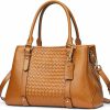 Kattee Tote Handbags | Kattee Women Soft Genuine Leather Satchel Bags Top Handle Crossbody Purses And Handbags Totes Shoulder Hobo