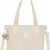 Kipling Tote Handbags | Kipling Women'S Asseni Small Tote, Versatile Lightweight Purse, Nylon Shoulder Bag