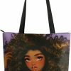 AZPSRT Tote Handbags | Azpsrt Tote Bag For Women African American Shoulder Handbag Large Capacity Work Fit 15.4 Inch/17.7Inch