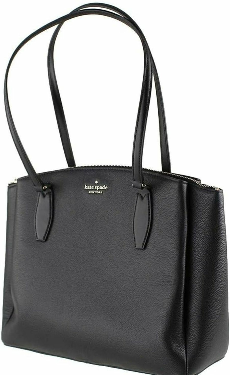 Kate Spade New York Tote Handbags | Kate Spade Monet Large Leather Triple Compartment Tote Shoulder Bag Purse Handbag