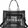 IwIeIaIrI Tote Handbags | Clear Tote Bag For Women - Pvc The Tote Bag Crossbody Bags Zipper Closure For Stadium, Travel, Beach