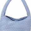 NOBLIFE Tote Handbags | Noblife Woven Bag For Women, Small Vegan Leather Summer Beach Purse, And Travel Handbags Ladies' Retro Chic Shoulder Bags