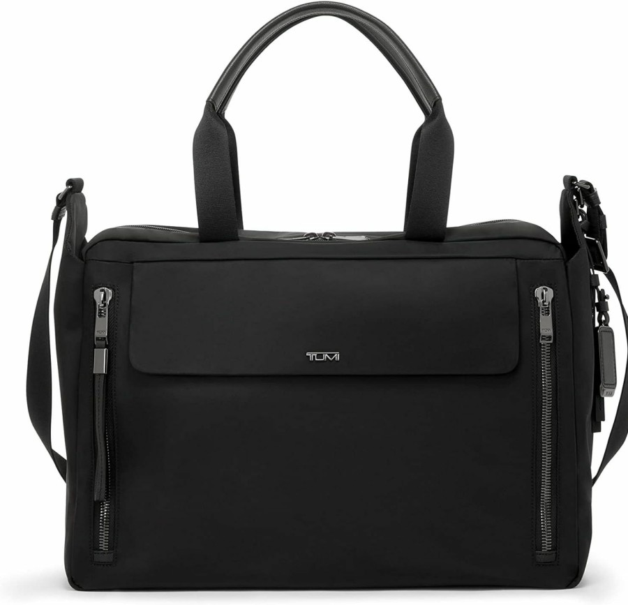 TUMI Tote Handbags | Tumi Voyageur Bevy Boarding Tote - Black/Gunmetal