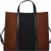 Fossil Tote Handbags | Fossil Women'S Carmen Leather Shopper Tote Purse Handbag For Women