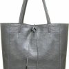 TAKEASY Tote Handbags | Takeasy Large Leather Tote Bag For Women With Zipper - Genuine Soft Italian Leather Handbags For Shopping, Work, Travel