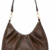 LIVACASA Tote Handbags | Shoulder Bags For Women, Cute Soft Small Clutch Purses,Pu Leather Hobo Crossbody Tote Dumpling Bags With Pockets