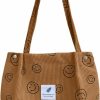 JARKJARD Tote Handbags | Jarkjard Corduroy Tote Bag Aesthetic Cute Tote Bags Large School Shoulder Bags For Girls Trendy Stuff