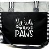 Brooke & Jess Designs Tote Handbags | Brooke & Jess Designs Dog Mom Gift Tote Bag - Dog Lovers Gifts For Women - Great Presents For Dog Lover, Best Dog Mom