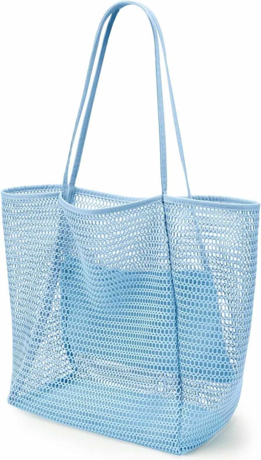 KALIDI Tote Handbags | Kalidi Beach Mesh Tote Bag, Casual Tote Bag Hobo Women Foldable Max 23L Shoulder Bag For Beach Picnic Vacation