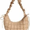 Ovida Tote Handbags | Ovida Women Large Puffy Tote Bag Quilted Down Cotton Padding Shoulder Bag Winter Warm Lightweight Handbag With Zip