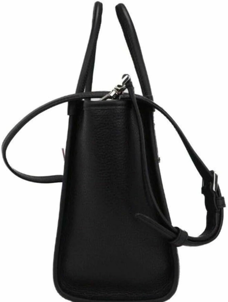 Kate Spade New York Tote Handbags | Kate Spade New York Pebbled Leather Small Tote Bag (Black)