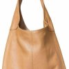 LaGaksta Tote Handbags | Lagaksta Hobo Pebbled Italian Leather Shoulder Bag Casual Travel Tote Bag Purse