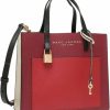 Marc Jacobs Tote Handbags | Marc Jacobs M0016132607 Mini Grind Pomegranate Red Multi Leather With Gold Hardware Mini/Small Women'S Tote Bag