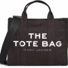 Marc Jacobs Tote Handbags | Marc Jacobs Women'S The Medium Tote Bag, Black, One Size