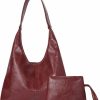 Pocadri Tote Handbags | Vegan Leather Tote Bag Y2K Women Stylish Hobo Bag Casual Trendy Handbag Purse