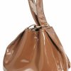 HOXIS Tote Handbags | Women'S Glossy Clutch Patent Vegan Leather Hobo Top Handle Bag Small Tote