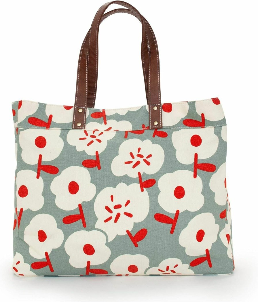 maika Tote Handbags | Maika Recycled Canvas Carryall Tote Bag