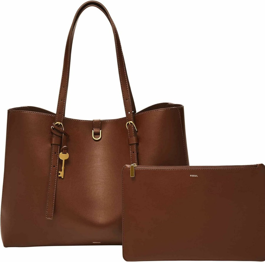 Fossil Tote Handbags | Fossil Women'S Kier Vegan Cactus Tote Bag Purse Handbag For Women