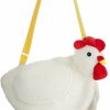 Saintrygo Tote Handbags | Women Cute Chicken Bag Fluffy Hen Shoulder Handbag Crossbody Purse Animal Style Cartoon Crossbody Bag For Women Girls