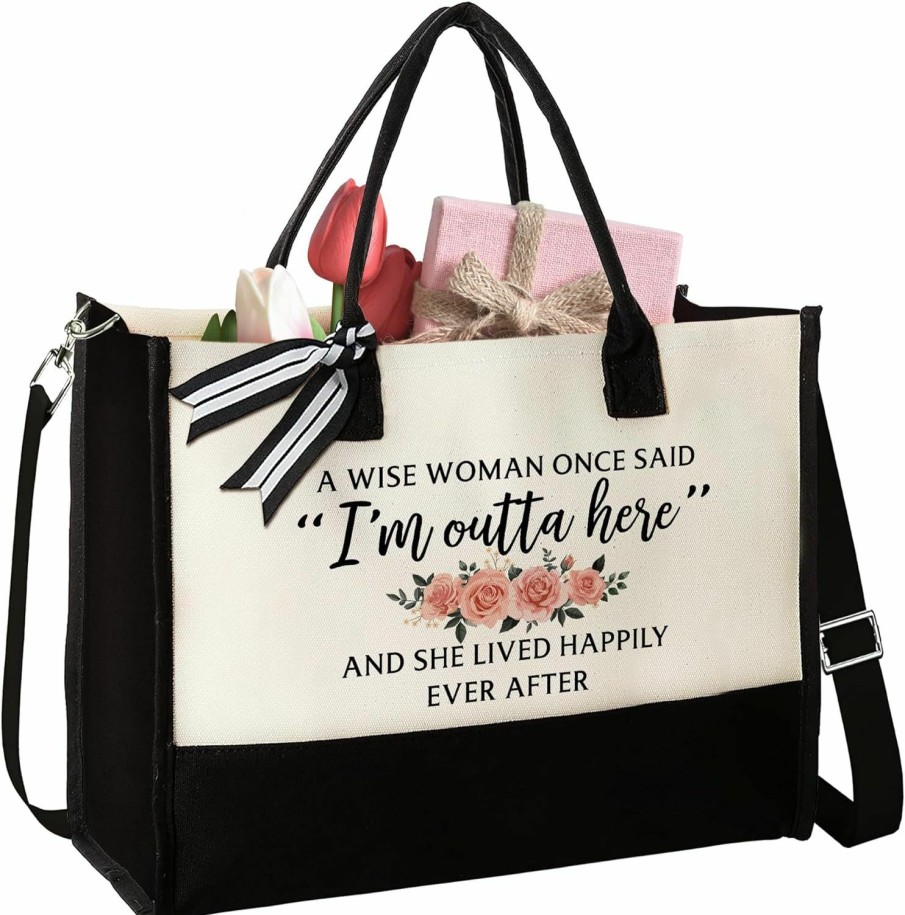 Pawzity Tote Handbags | Retirement Gifts For Women 2024 - Retired Gifts For Women, Boss - Coworker Leaving Gifts For Women, Farewell Gifts For Coworkers, Going Away Gift For Coworker - Valentines Gifts For Women - Tote Bag